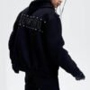 Custom Studded Fleece Zip Jacket - Style 4AF9AD - product detail view 5 Custom Studded Fleece Zip Jacket - Style 4AF9AD - product detail view 5