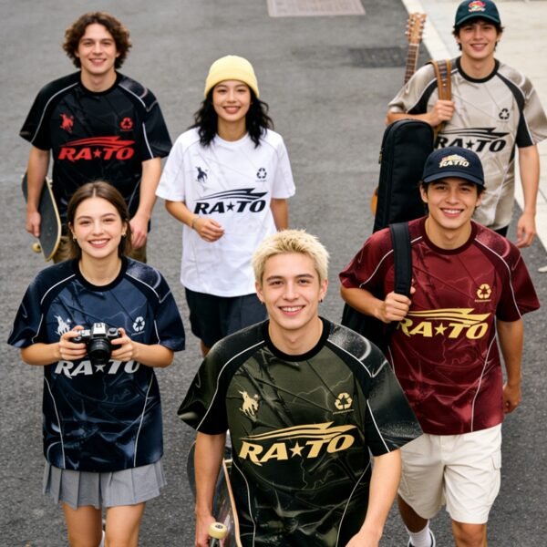 Custom Sublimated Graphic Tee with Controlled Edge Binding - Style F85552 - product detail view 4