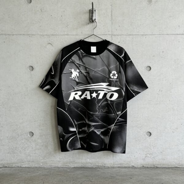 Custom Sublimated Graphic Tee with Controlled Edge Binding - Style F85552 - product detail view 11
