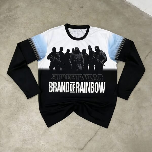 Custom Sublimated Long-Sleeve Graphic Tee - Style 9F63F0