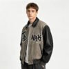 Custom Suede-Look Varsity Jacket | VW-704-10 - Style D2FB51 Custom Suede-Look Varsity Jacket | VW-704-10 - Style D2FB51