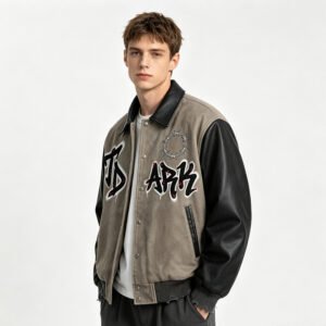 Custom Suede-Look Varsity Jacket | VW-704-10 - Style D2FB51