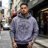 Custom Sun-Faded Applique Graphic Pullover Hoodie - Style 4FEF1E - product detail view 3 Custom Sun-Faded Applique Graphic Pullover Hoodie - Style 4FEF1E - product detail view 3