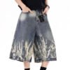 Custom Cropped Sun-Faded Denim Jeans - Style 413578 - product detail view 3 Custom Cropped Sun-Faded Denim Jeans - Style 413578 - product detail view 3