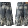 Custom Cropped Sun-Faded Denim Jeans - Style 413578 - product detail view 6 Custom Cropped Sun-Faded Denim Jeans - Style 413578 - product detail view 6