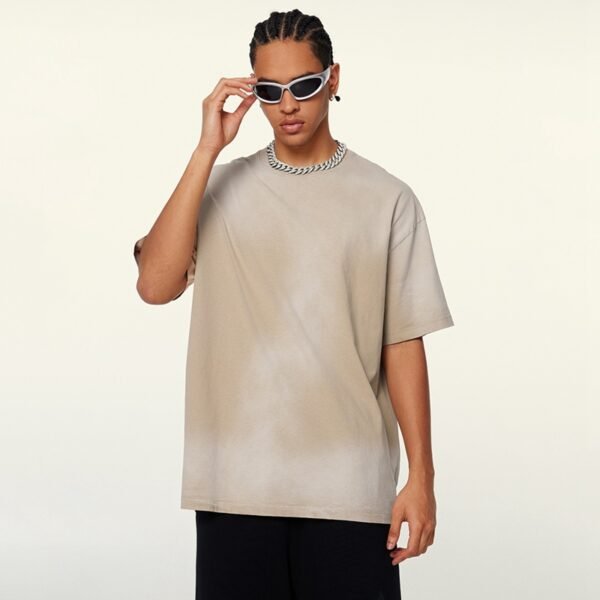 Custom Sun-Faded Gradient Oversize T-Shirt | VW-4B6270 - Style 4B6270 - product detail view 2