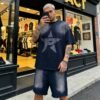 Custom Sun-Faded Star Graphic Oversized T-Shirt - Style 798E40 - product detail view 5 Custom Sun-Faded Star Graphic Oversized T-Shirt - Style 798E40 - product detail view 5