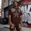 Custom Sun-Faded Star Graphic Oversized T-Shirt - Style 798E40 - product detail view 6 Custom Sun-Faded Star Graphic Oversized T-Shirt - Style 798E40 - product detail view 6