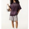 Custom Sun-Faded Oversized Cotton T-Shirt - Style EF996E - product detail view 2