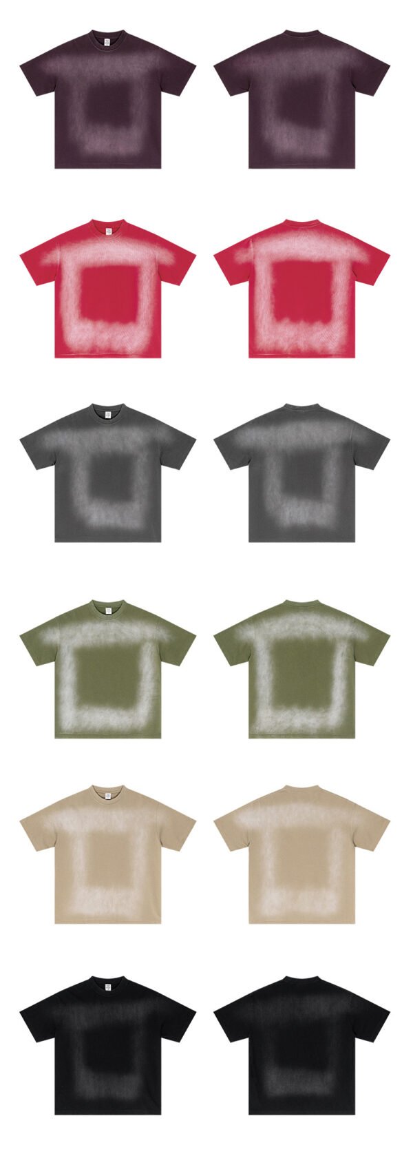 Custom Sun-Faded Oversized Cotton T-Shirt - Style EF996E - product detail view 3