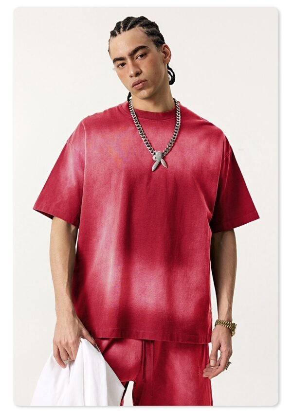 Custom Sun-Faded Oversized Cotton T-Shirt - Style EF996E - product detail view 8