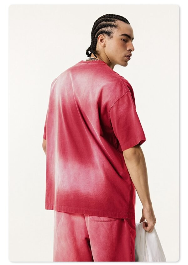 Custom Sun-Faded Oversized Cotton T-Shirt - Style EF996E - product detail view 9