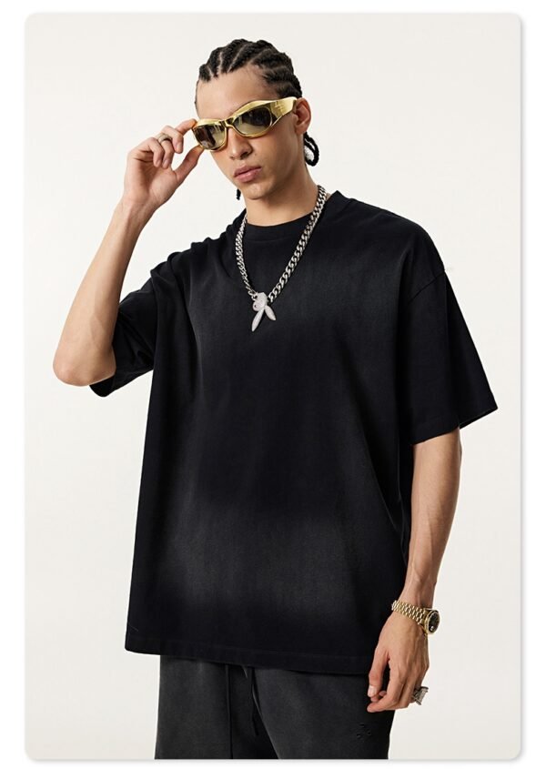 Custom Sun-Faded Oversized Cotton T-Shirt - Style EF996E - product detail view 10