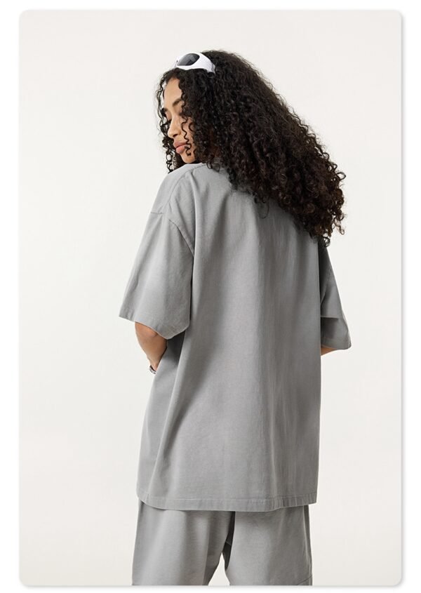 Custom Sun-Faded Pocket Oversized T-Shirt - Style 4038C4 - product detail view 9