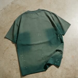 Custom Sun-Faded Splatter Print Oversized T-Shirt - Style 2CE66C