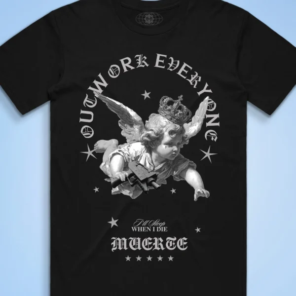 Custom Graphic T-Shirt with Mirrored Panel Control | 921564 - Style 921564 - product detail view 2
