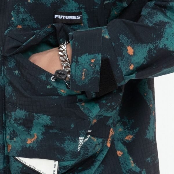 Custom Technical Hooded Utility Windbreaker - Style F9BAF1 - product detail view 12 Custom Technical Hooded Utility Windbreaker - Style F9BAF1 - product detail view 12