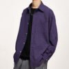 Custom Textured Oversized Button-Front Shirt - Style F8C65D - product detail view 6