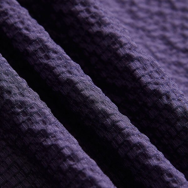 Custom Textured Oversized Button-Front Shirt - Style F8C65D - product detail view 9