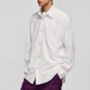 Custom Textured Oversized Button-Front Shirt - Style F8C65D - product detail view 11