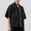 Custom Thorn Embroidered Boxy Camp Shirt | - Style F8EA09 - product detail view 3 Custom Thorn Embroidered Boxy Camp Shirt | - Style F8EA09 - product detail view 3