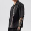 Custom Thorn Embroidered Boxy Camp Shirt | - Style F8EA09 - product detail view 5 Custom Thorn Embroidered Boxy Camp Shirt | - Style F8EA09 - product detail view 5
