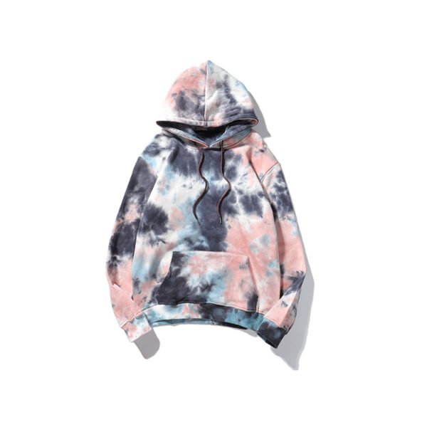 Custom Tie-Dye Oversized Pullover Hoodie - Style 3D1651 - product detail view 2