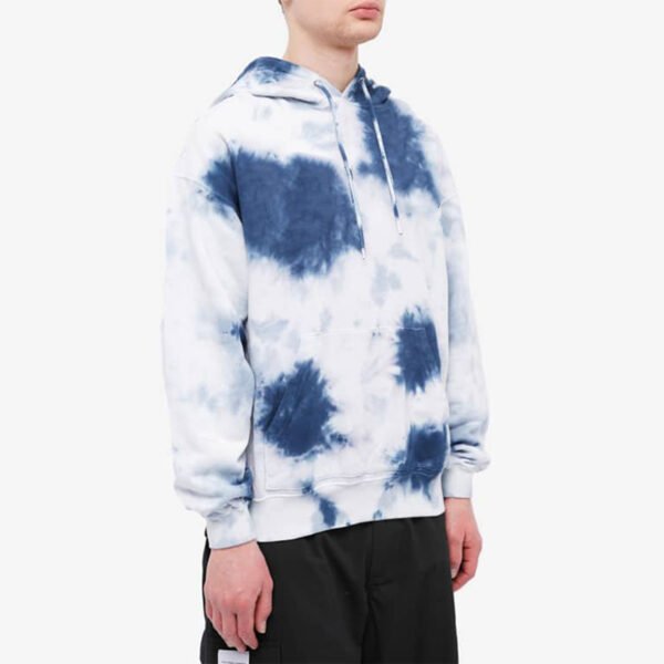 Custom Tie-Dye Pullover Hoodie for Defined Neckline Control - Style 5338B3 - product detail view 3