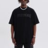 Custom Tonal Embroidered Patchwork Oversized T-Shirt - Style 76E5BD - product detail view 2 Custom Tonal Embroidered Patchwork Oversized T-Shirt - Style 76E5BD - product detail view 2