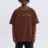 Custom Tonal Embroidered Patchwork Oversized T-Shirt - Style 76E5BD - product detail view 4 Custom Tonal Embroidered Patchwork Oversized T-Shirt - Style 76E5BD - product detail view 4