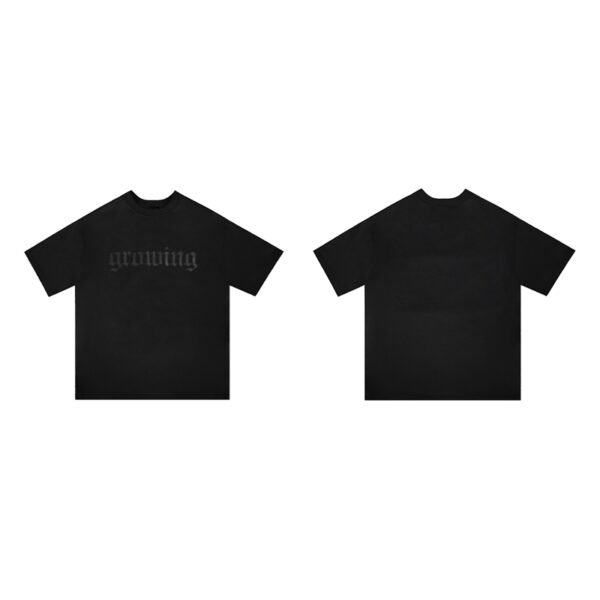 Custom Tonal Embroidered Patchwork Oversized T-Shirt - Style 76E5BD - product detail view 7 Custom Tonal Embroidered Patchwork Oversized T-Shirt - Style 76E5BD - product detail view 7