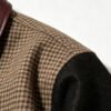 Custom Plaid Towel Applique Varsity Jacket - Style D2D8AE - product detail view 7 Custom Plaid Towel Applique Varsity Jacket - Style D2D8AE - product detail view 7