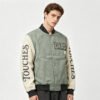 Custom Two-Tone Varsity Bomber Jacket - Style AC1189 Custom Two-Tone Varsity Bomber Jacket - Style AC1189