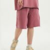 Custom Unisex Drawcord Jersey Shorts - Style 142C77 - product detail view 2 Custom Unisex Drawcord Jersey Shorts - Style 142C77 - product detail view 2