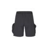 Custom Hem-Balanced Utility Active Shorts - Style 82AFC0 Dark gray custom 3D cargo training shorts with balanced hem