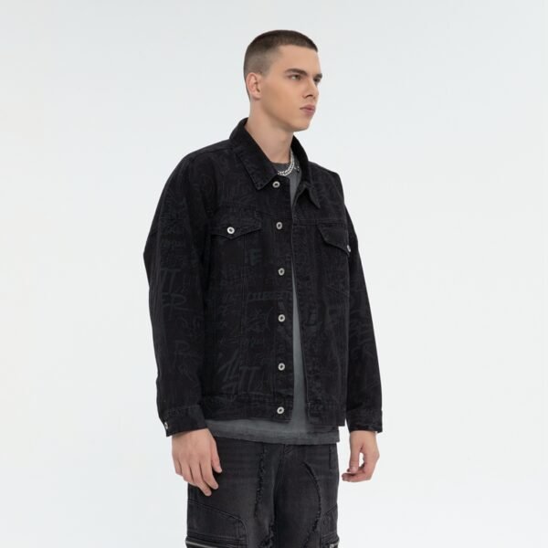 Custom Utility Denim-Style Jacket | VW-6567 - Style 656750 - product detail view 4 Custom Utility Denim-Style Jacket | VW-6567 - Style 656750 - product detail view 4