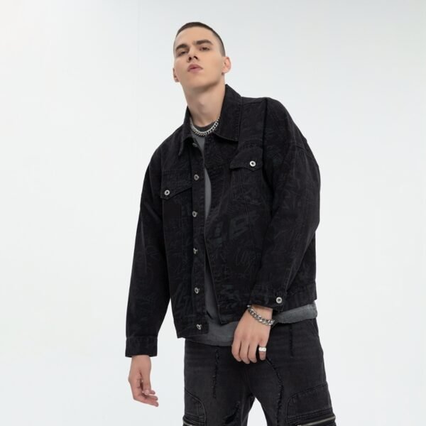 Custom Utility Denim-Style Jacket | VW-6567 - Style 656750 - product detail view 6 Custom Utility Denim-Style Jacket | VW-6567 - Style 656750 - product detail view 6