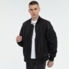 Custom Dark Utility Panel Jacket with Contrast Stitching - Style 73C86D - product detail view 2 Custom Dark Utility Panel Jacket with Contrast Stitching - Style 73C86D - product detail view 2