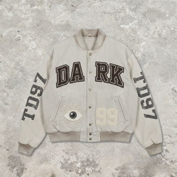 Custom Varsity Baseball Jacket With Patches - Style 9D9670 - product detail view 3