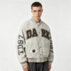 Custom Varsity Baseball Jacket With Patches - Style 9D9670 - product detail view 4