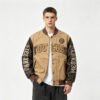 Custom Mixed-Material Varsity Bomber Jacket - Style 7F627D - product detail view 5