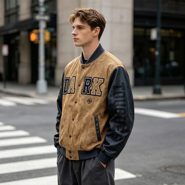 Custom Contrast Sleeve Varsity Jacket 707-16 - Style 42688C Custom Contrast Sleeve Varsity Jacket 707-16 - Style 42688C