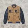 Custom Contrast Sleeve Varsity Jacket 707-16 - Style 42688C - product detail view 2 Custom Contrast Sleeve Varsity Jacket 707-16 - Style 42688C - product detail view 2