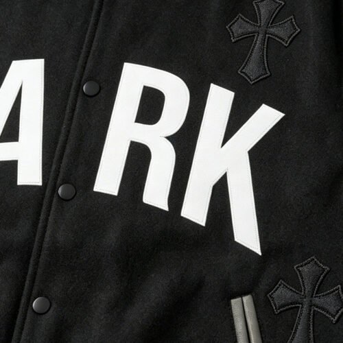 Custom Vintage Varsity Jacket with Applique Letters - Style 94B9C2