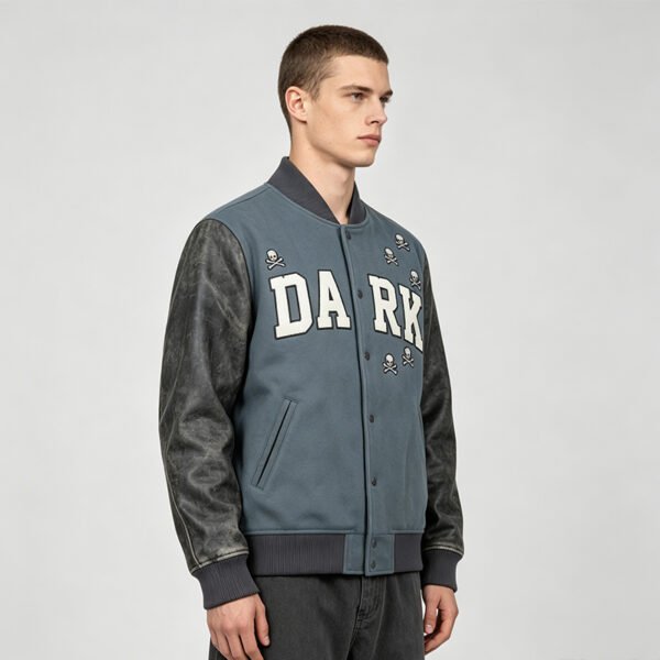 Custom Two-Tone Varsity Mobility Jacket - Style 66A6C1 Custom Two-Tone Varsity Mobility Jacket - Style 66A6C1