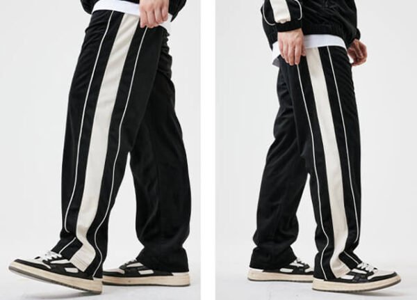 Custom Velvet Side Stripe Straight Pants | CUS2401FPA210275 - Style 756CF9 - product detail view 10 Custom Velvet Side Stripe Straight Pants | CUS2401FPA210275 - Style 756CF9 - product detail view 10