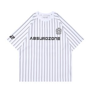 Custom Vertical Pinstripe Oversized Graphic T-Shirt - Style 160548