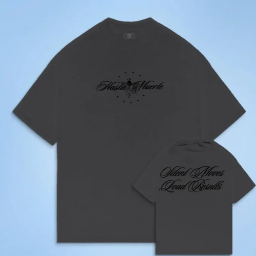 Custom Vintage Black Script Graphic T-Shirt - Style 83C645 Custom Vintage Black Script Graphic T-Shirt - Style 83C645