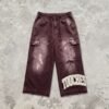 Custom Vintage Cargo Denim Pants - Style 6EA2D7 - product detail view 2 Custom Vintage Cargo Denim Pants - Style 6EA2D7 - product detail view 2