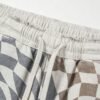 Custom Vintage Checkerboard Cargo Pants 714-13 - Style 708E55 Vintage checkerboard cargo pants with drawcord waist